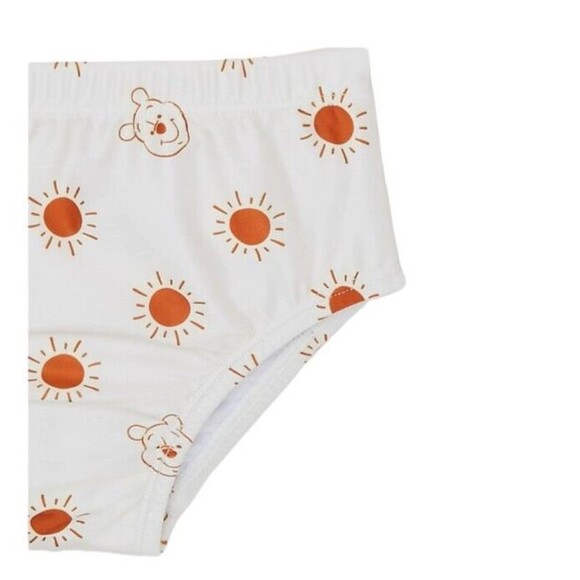 Winnie the Pooh 2-Pc Rashguard Swimsuit  Baby 12 mo  Long Sleeve UPF 50+ - Picture 3 of 4